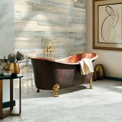 tile flooring installation in a luxury Maryland bathroom